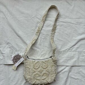 Bags | Tj Maxx Marshalls Viral Pearl Beaded Shoulder Bag With Beaded